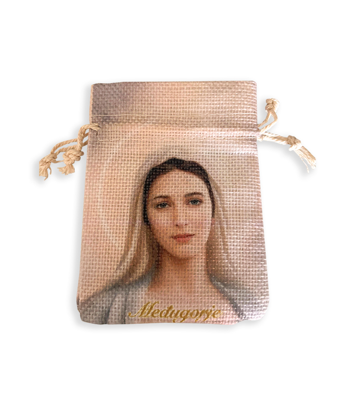 Bolsita para rosario Reina de la Paz </br><h4>(Medjugorje)</h4>